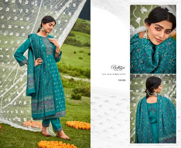 Belliza Izaara Premium Woolen Winter Collection Dress Material